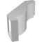 Ekena Millwork 5-in. W x 12-in. D x 16-in. H Copenhagen Architectural Grade PVC Knee Brace BRCP05X12X16CHG - alternate 3